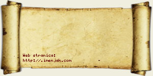 Danijela Jovčić vizit kartica